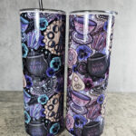 Witch's Brew Tea Party Black Witchy Tumblers
