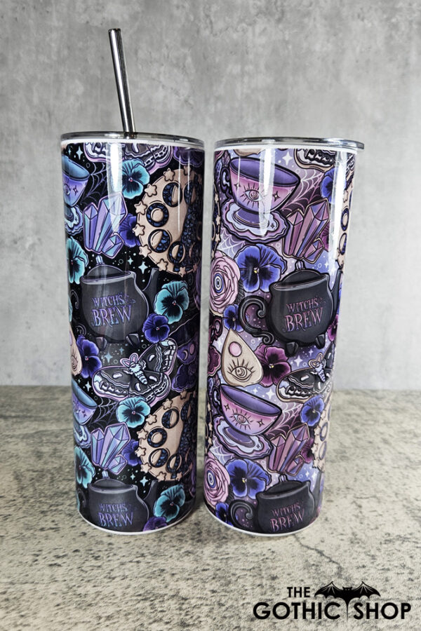 Witch's Brew Tea Party Black Witchy Tumblers