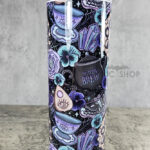 Witch's Brew PoisonBerry Pie Tea Party Black Witchy Tumbler