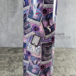 Tarot Cards Reader Hoarder Ombre Witchy Gothic Tumbler