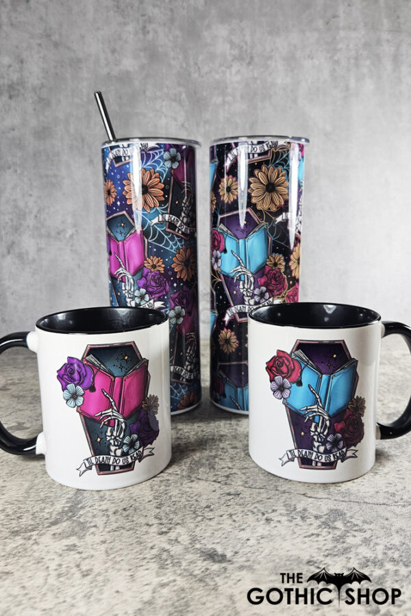 Til Death Do Us Read Spectral Romance Books Ombre Tumbers and mugs
