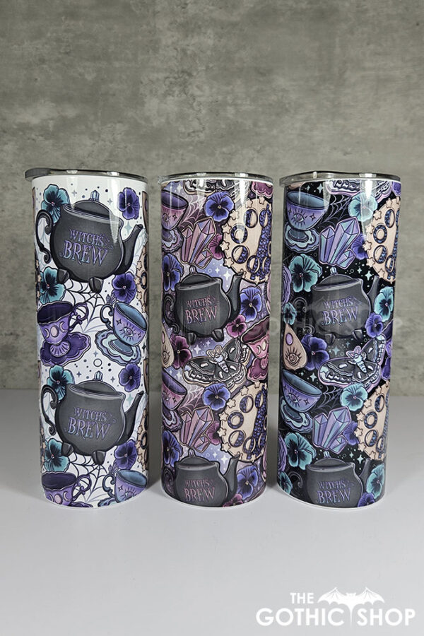 Witch's Brew Berry Pie Tea Party Ombre Witchy 20oz Straight Tumblers