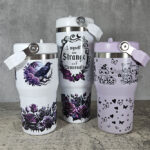 Strange Unusual Roses Cameo 30oz Gothic Travel Tumbler with Top Handle and 20oz tumblers