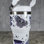 Witch's Brew Teapot & Cups Witchy 20oz Travel Tumbler with Top Handle