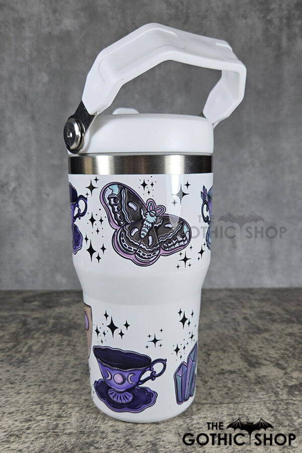 Witch's Brew Teapot & Cups Witchy 20oz Travel Tumbler with Top Handle