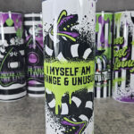 Strange Unusual Sandworm & Green Slime Grunge 20oz Tumbler