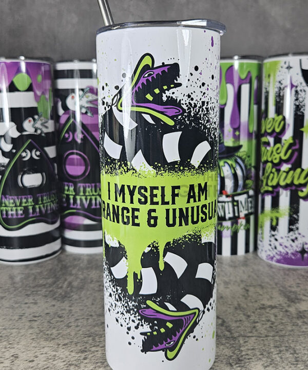 Strange Unusual Sandworm & Green Slime Grunge 20oz Tumbler