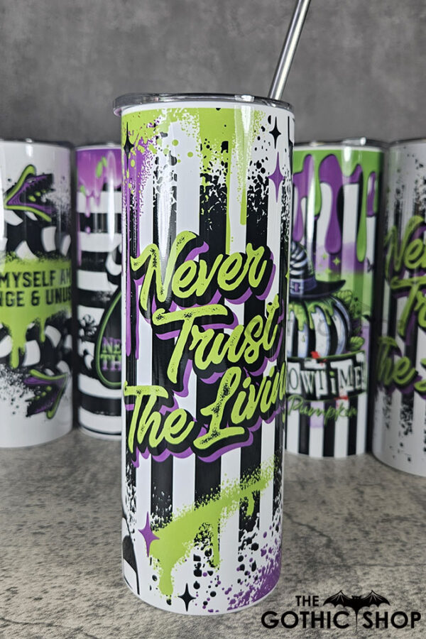 Never Trust The Living Sandworms Grunge Splatters 20oz Tumbler