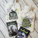 It's Showtime Striped Pumpkin and Never Trust The Living Halloween Plush Cover Hot Water Bottles