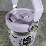Witchy Halloween Owls 20oz Gothic Purple Travel Tumbler