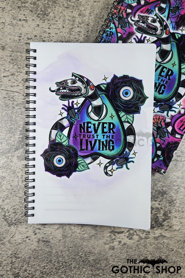 Never Trust The Living Sandworm & Planchette A5 Gothic Notebook Journal V2
