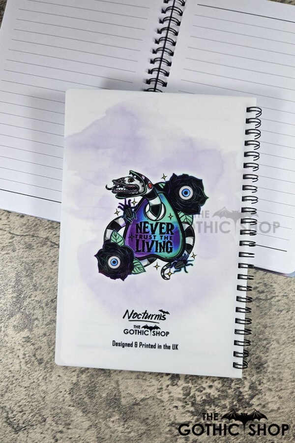 Never Trust The Living Sandworm & Planchette A5 Gothic Notebook Journal V2