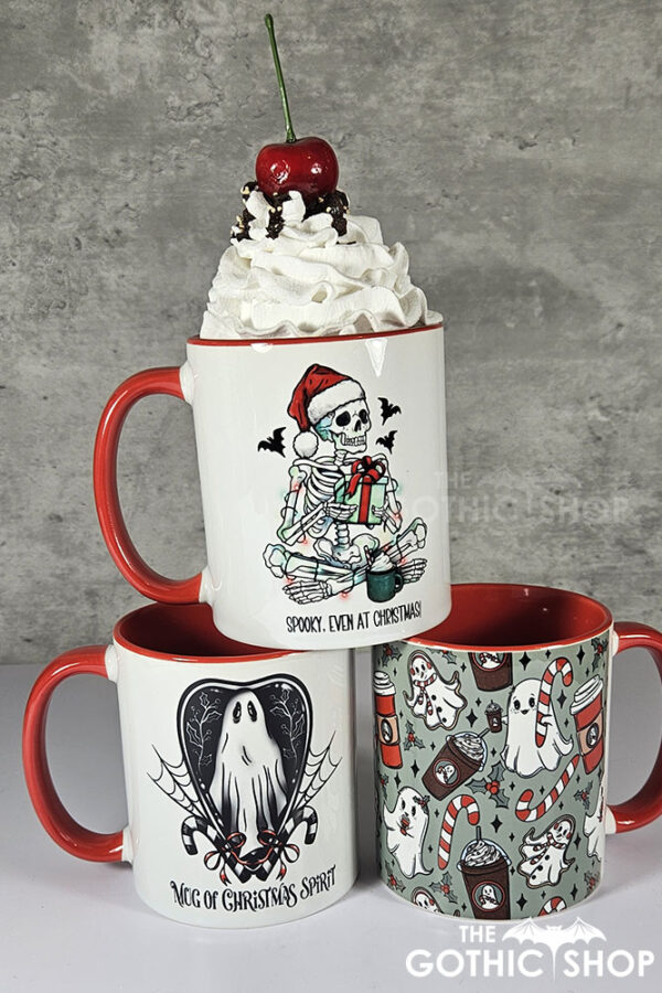 Gift Gothic Christmas Red Mug