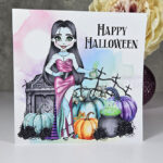 Stitched Up Sally Lady Happy Halloween Card