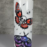 Red Emo Deathmoths & Purple Hallomoths Halloween 20oz Straight Tumbler SECOND