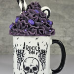 Rock On Skull & Metal Horns Gothic Mug