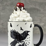 Raven & Skull Gothic Print Gothic Mug