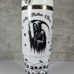 Only a Matter of Time Grim Reaper 30oz Gothic Travel Tumbler