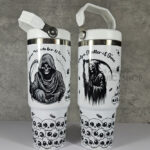 Only a Matter of Time Grim Reaper 30oz Gothic Travel Tumblers