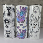 Gothic 3D Effect 20oz Straight Tumbler
