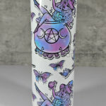 Pastel Witches in Cauldrons 3D Effect 20oz Straight Tumbler