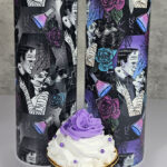Frankenstein & Bride Purple Coffin Gothic 20oz Straight Tumbler