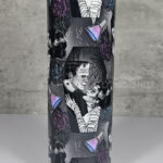 Frankenstein & Bride Grey Coffin Gothic 20oz Straight Tumbler