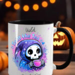 spill the tea grim reaper gothic mug gift
