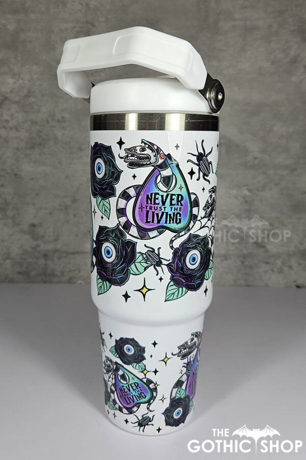 Never Trust The Living Sandworm & Planchette 30oz Travel Tumbler