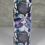 Witch's Brew PoisonBerry Pie Tea Party White Witchy 20oz Straight Tumbler