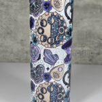 Witch's Brew PoisonBerry Pie Tea Party White Witchy 20oz Straight Tumbler