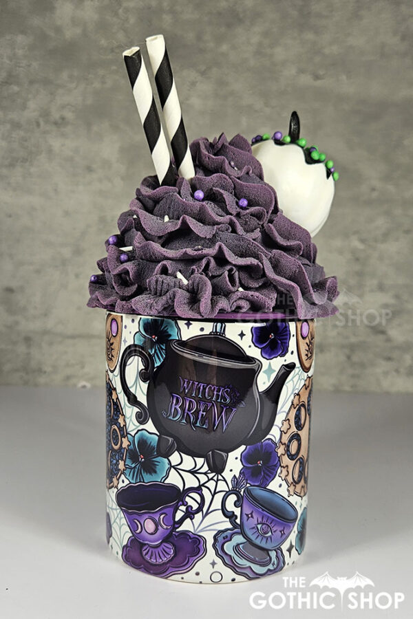 Witch's Brew Teapot & Cups Witchy Goth Mug