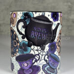 Witch's Brew Teapot & Cups Witchy Goth Mug