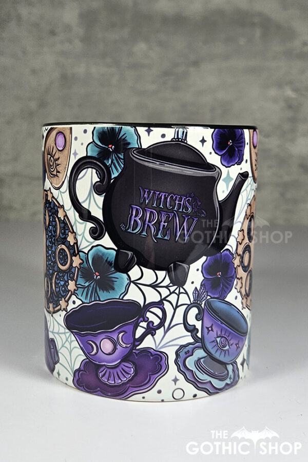 Witch's Brew Teapot & Cups Witchy Goth Mug