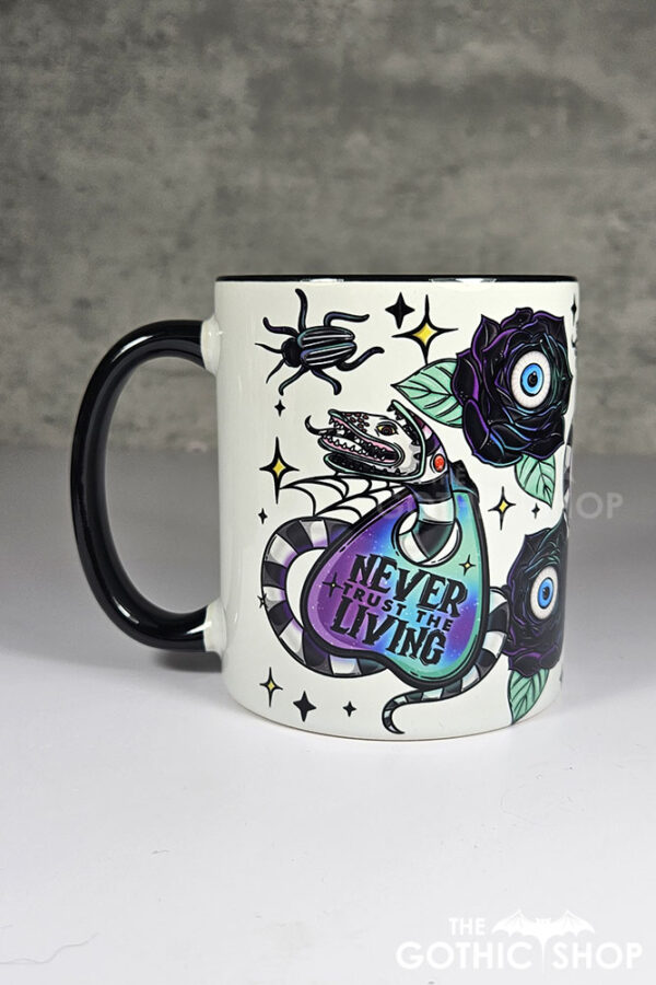 Never Trust The Living Sandworm & Planchette Gothic Mug
