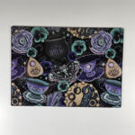 Witch's Brew PoisonBerry Pie Tea Party Witchy Gothic Glass Chopping Board