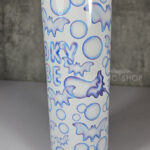 bat bubbles spooky babe 20oz straight tumbler