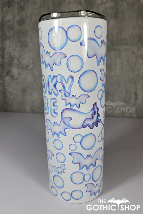 bat bubbles spooky babe 20oz straight tumbler