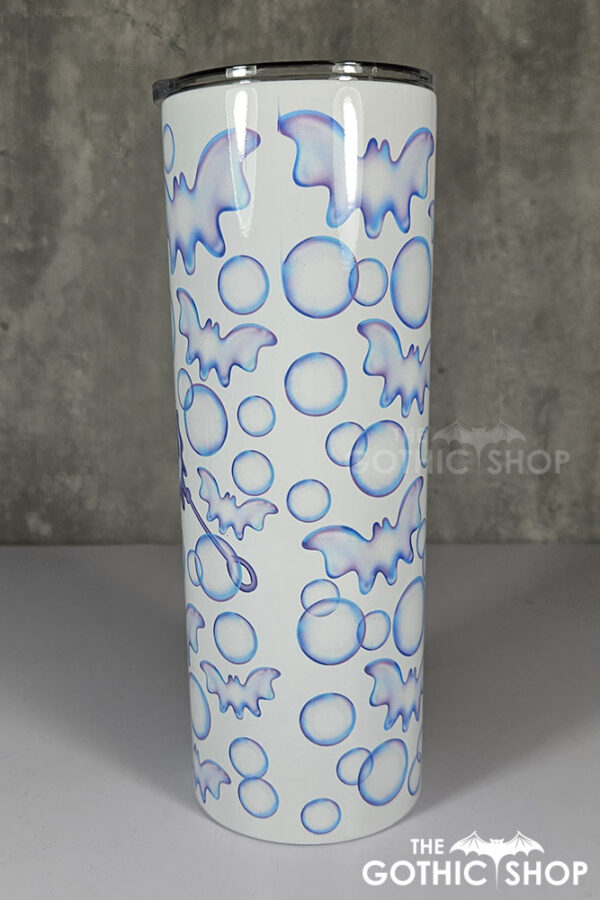 bat bubbles spooky babe 20oz straight tumbler