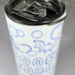 bat bubbles spooky babe 20oz straight tumbler