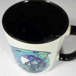 grim reaper on moon swing gothic print mug