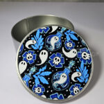 ghost potions gothic print keepsake round tin