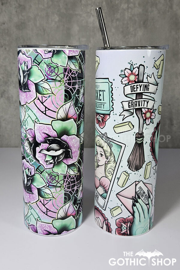 wicked tatz 20oz straight tumbler