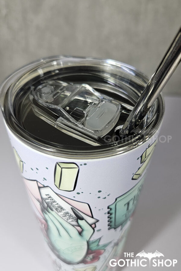 wicked tatz 20oz straight tumbler