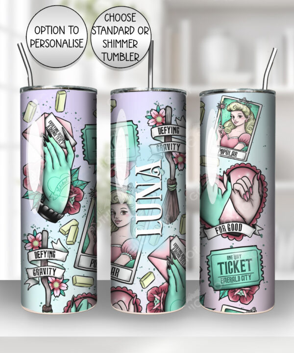 wicked tatz 20oz straight tumbler