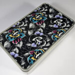 nightmare & purple roses gothic keepsake rectangular tin