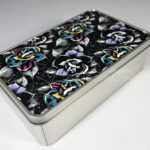 nightmare & purple roses gothic keepsake rectangular tin