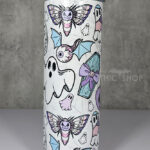 creepy pastel halloween ghosites gothic 20oz straight tumbler