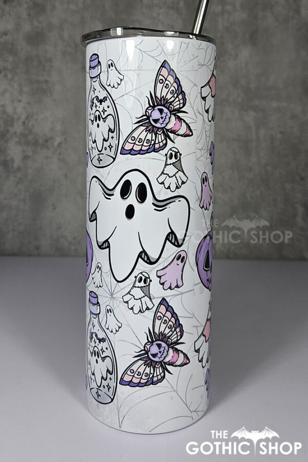 creepy pastel halloween ghosites gothic 20oz straight tumbler