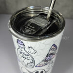 creepy pastel halloween ghosites gothic 20oz straight tumbler